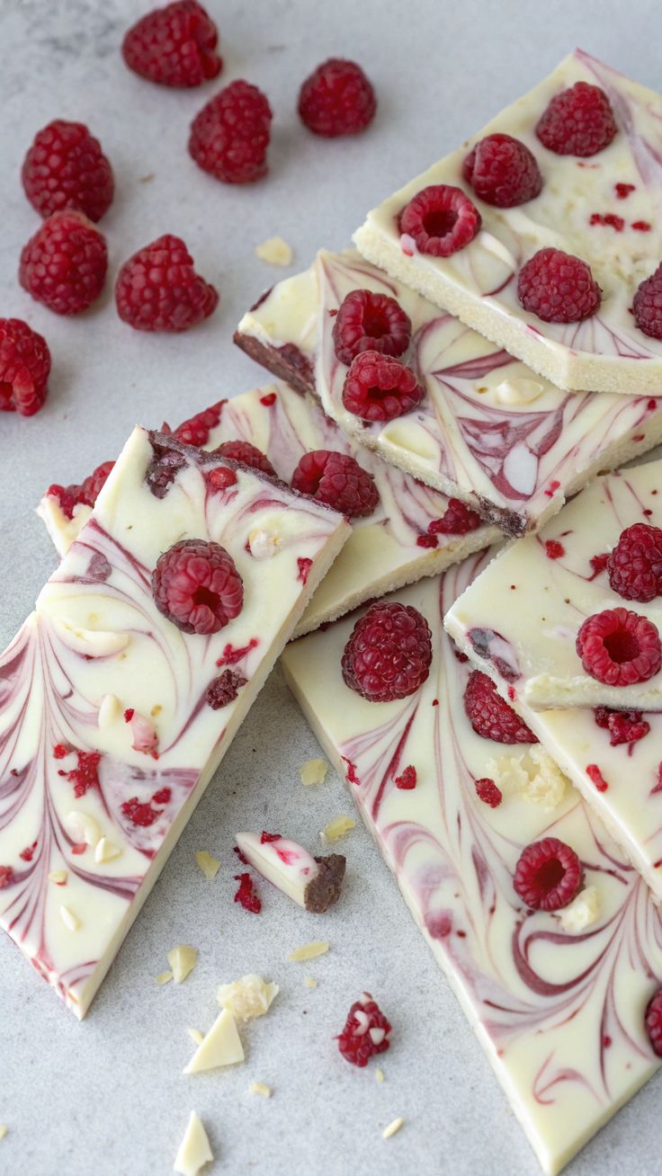 Rose & Raspberry White Chocolate Bar