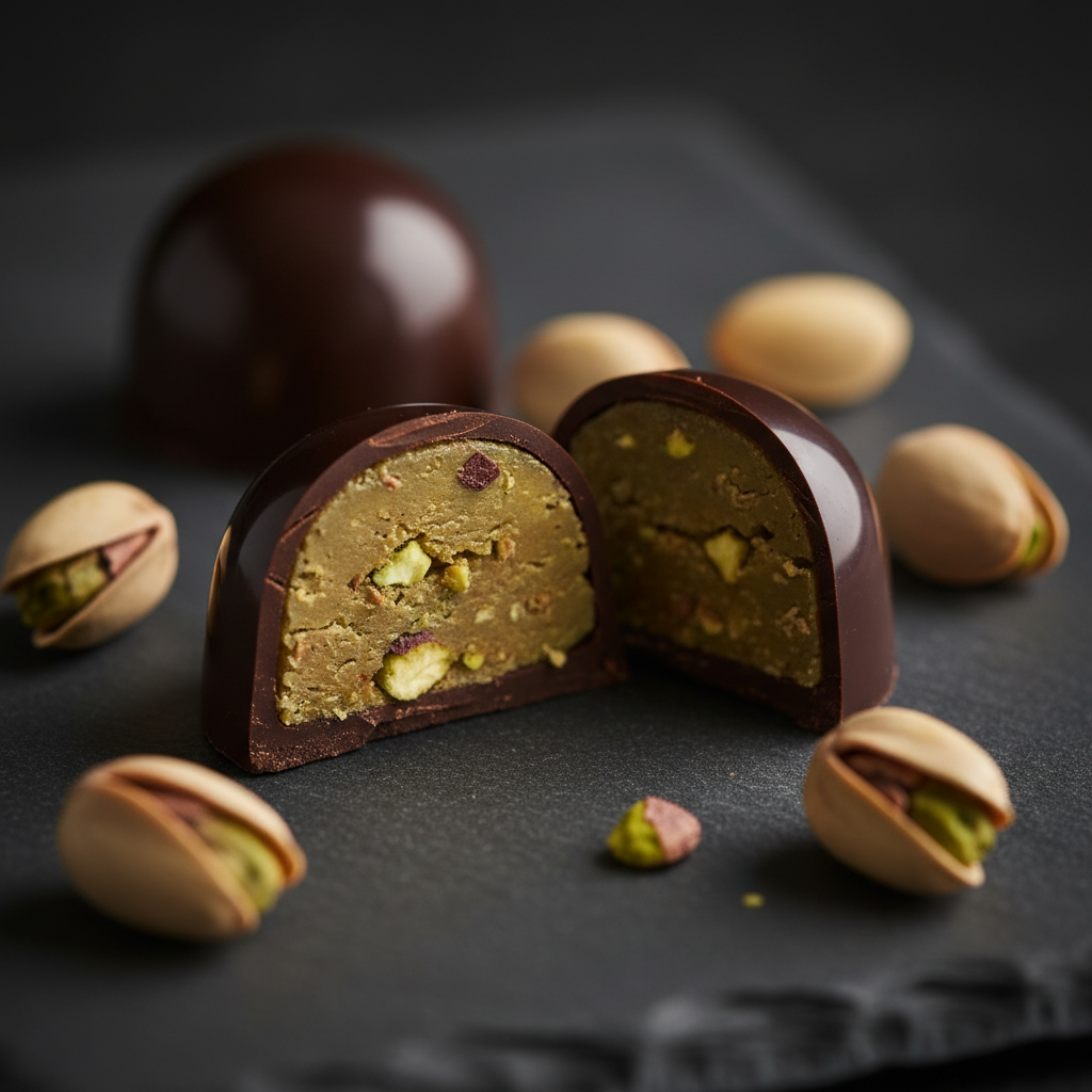 Pistachio Crunch Bon Bon
