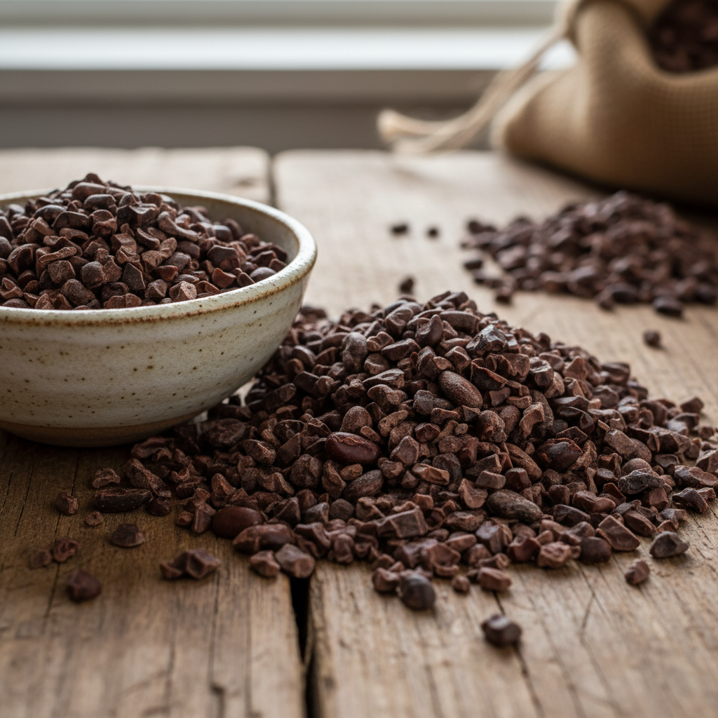 Casa Andes Superfoods Cacao Nibs Organic - 8 Oz - Fino de Aroma Bean - Raw Unsweetened Chocolate Substitute - Certified Organic - Keto, Vegan & Non-GMO - Antioxidant