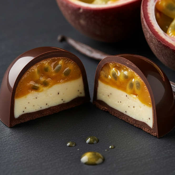 Passionfruit & Vanilla Bonbon